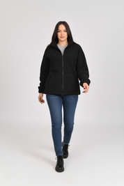 Essential Zip-Up Jacket – Black - Unisex