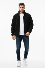 Essential Zip-Up Jacket – Black - Unisex